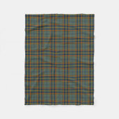 Antrim County Irish Tartan Fleece Deken (Voorkant)