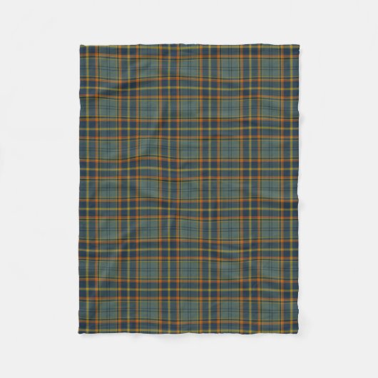 Antrim County Irish Tartan Fleece Deken (Voorkant)