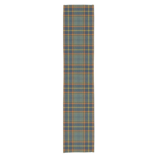 Antrim County Irish Tartan Korte Tafelloper (Voorkant)