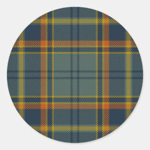 Antrim County Irish Tartan Ronde Sticker