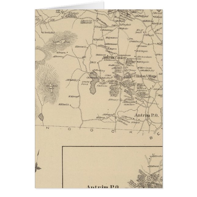 Antrim, Hillsborough Co. (Voorkant)