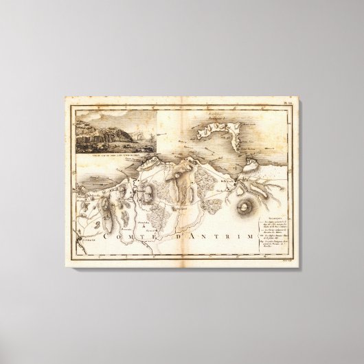 Antrim, Raghery Canvas Afdruk (Voorkant)