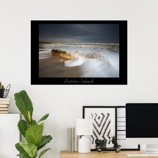 Antrimkust Poster (Thuiskantoor)