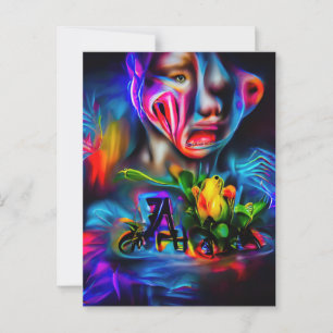 Antrofobie 2 briefkaart