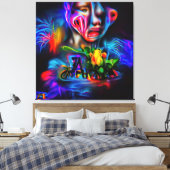 Antrofobie 2 canvas afdruk (Insitu (Slaapkamer))