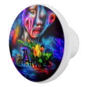 Antrofobie 2 keramische knop (Rechts)