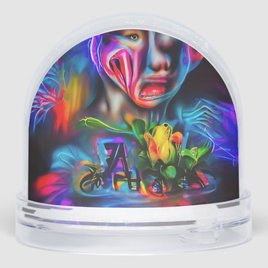 Antrofobie 2 sneeuwbol (Achterkant)