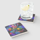 Antrofobie 2 stenen onderzetter (Zijkant)