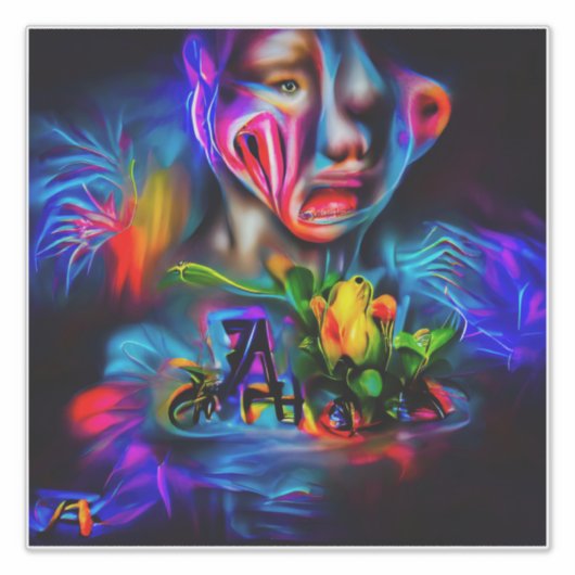 Antrofobie 2 sticker (Voorkant)