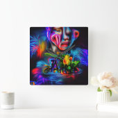 Antrofobie 2 vierkante klok (Huis)