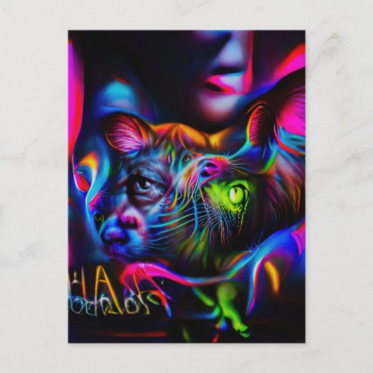 Antrofobie Briefkaart (Voorkant)