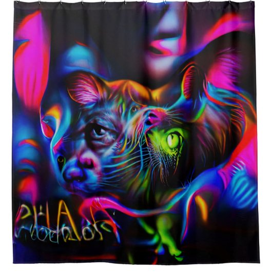 Antrofobie Douchegordijn (Voorkant)