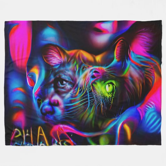 Antrofobie Fleece Deken (Voorkant (Horizontaal))