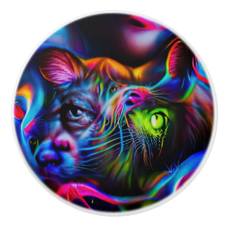 Antrofobie Keramische Knop