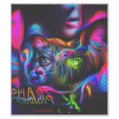 Antrofobie Sticker (Voorkant)