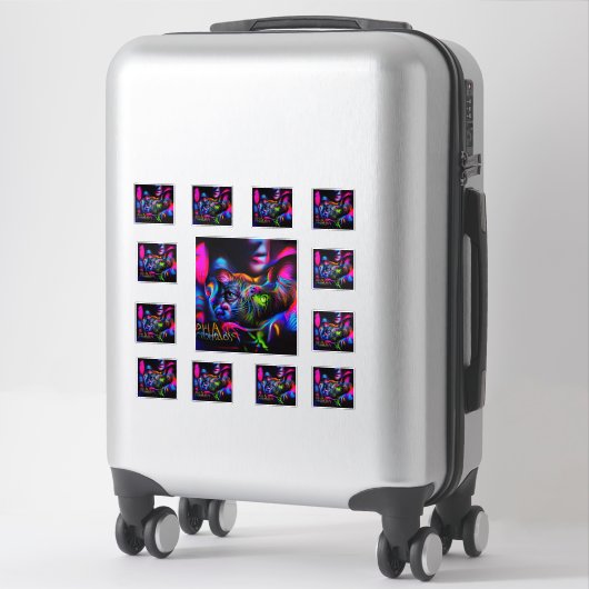 Antrofobie sticker (Koffer)