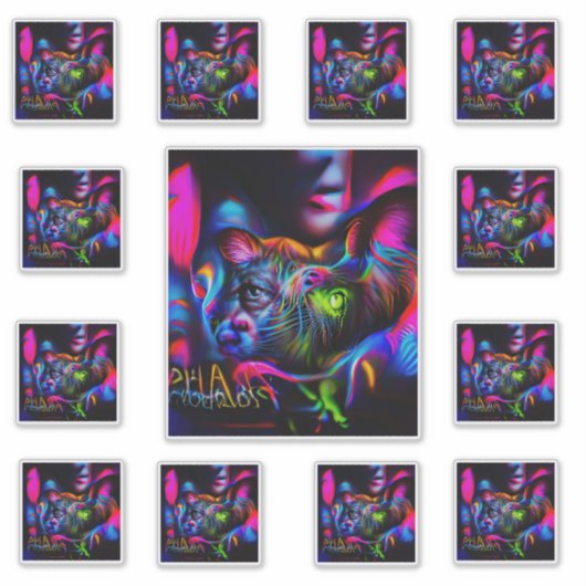 Antrofobie sticker (Voorkant)