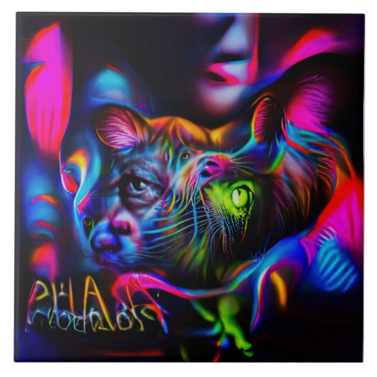 Antrofobie Tegeltje (Voorkant)