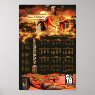 Antron-Reshaud-herdenkingskalender 2018 Poster