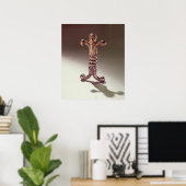 Antropoïde zwaardhilt poster (Thuiskantoor)