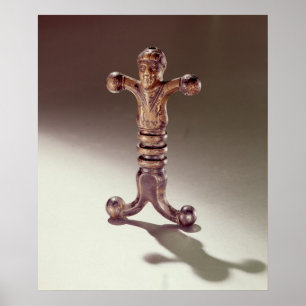 Antropoïde zwaardhilt poster