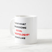 antropologe sociale , geweldige koffie - mok (Voorkant links)
