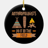 Antropologen doen het op het gebied van antropolog keramisch ornament (Achterkant)