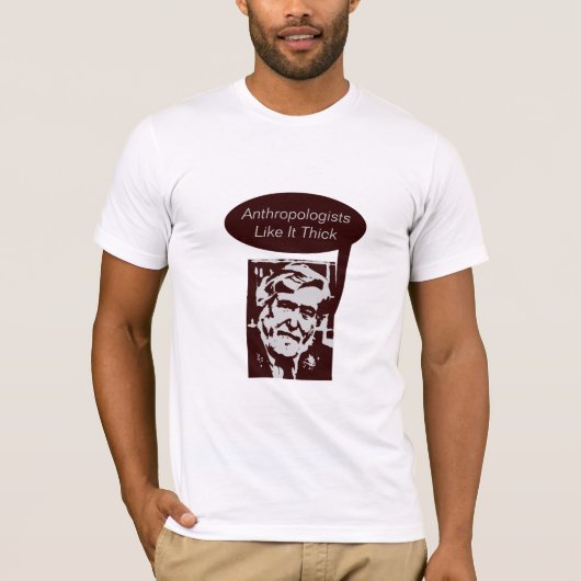 Antropologen houden van dik t-shirt (Voorkant)