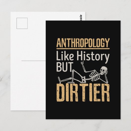 Antropologie als geschiedenis maar vuil briefkaart (Voorkant / Achterkant)