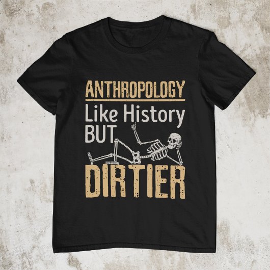 Antropologie als geschiedenis maar vuil t-shirt