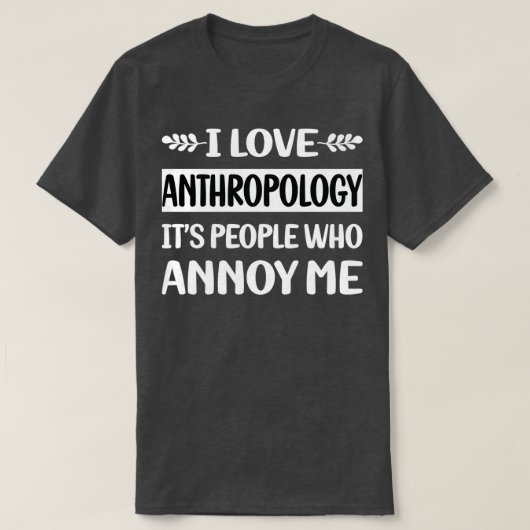 Antropologie Antropoloog T-shirt (Design voorkant)