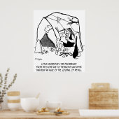 Antropologie Cartoon 1938 Poster (Keuken)