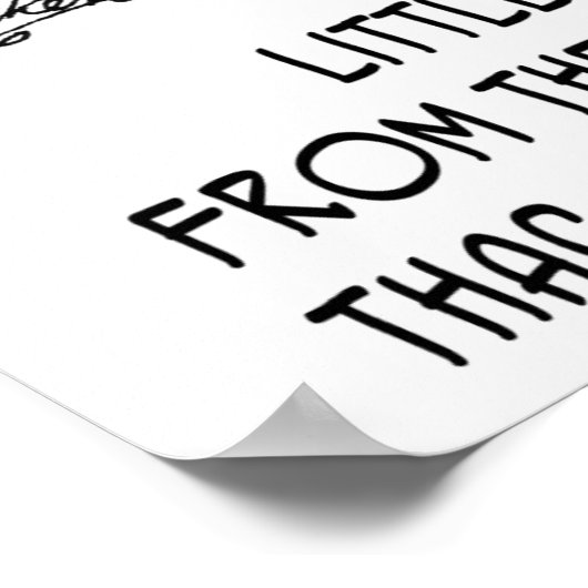 Antropologie Cartoon 1938 Poster (Hoek)