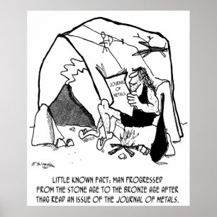 Antropologie Cartoon 1938 Poster