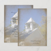 Antropologie  Chapeluitnodiging Kaart (Voorkant / Achterkant)