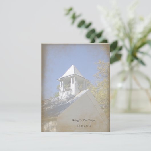 Antropologie  Chapeluitnodiging Kaart (Staand voorkant)