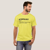 Antropologie Graden Grappig Definitie Shirt (Voorkant volledig)
