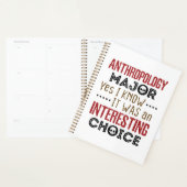 Antropologie majoor ja ik ken interessante keuze planner (Display)