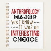 Antropologie majoor ja ik ken interessante keuze planner (Voorkant)