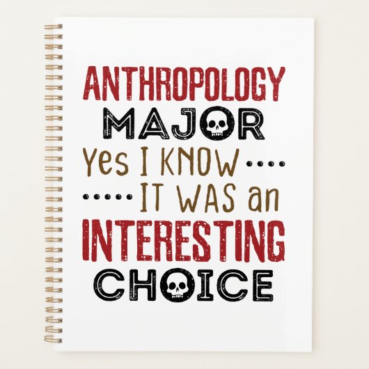 Antropologie majoor ja ik ken interessante keuze planner (Voorkant)