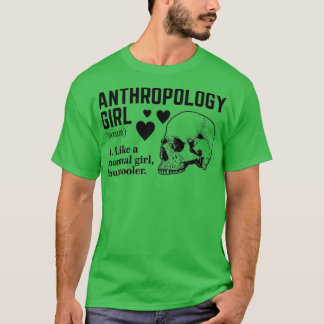 Antropologie meisje als een normaal meisje maar ko t-shirt