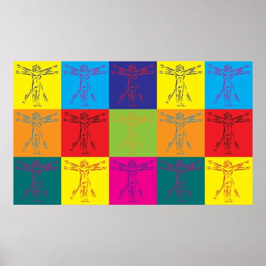 Antropologie Pop Art Poster (Voorkant)