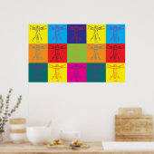 Antropologie Pop Art Poster (Keuken)