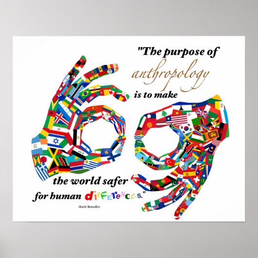 Antropologie Poster (Voorkant)