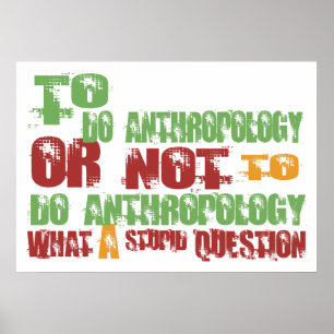 Antropologie Poster