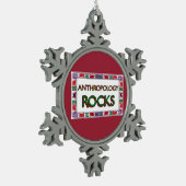 Antropologie Rocks Tin Sneeuwvlok Ornament (Links)