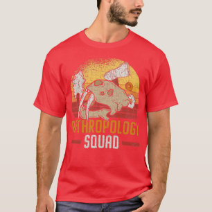 Antropologie Squad Science Antropoloog Fossils T-shirt