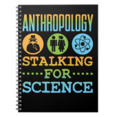 Antropologie Stalking for Science Antropoloog Notitieboek (Voorkant)