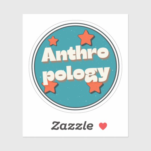 Antropologie Sticker (Vel)