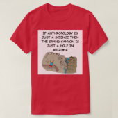 Antropologische grap 1 t-shirt (Design voorkant)